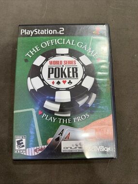 Sony PlayStation 2 World Series of Poker - Green & Black Cover
